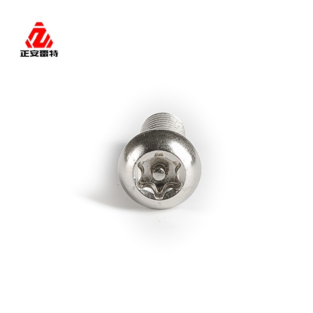 Quincunx Slotted Round Head Screw