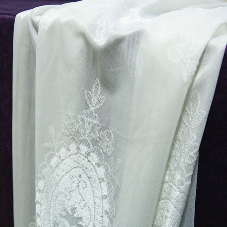 Kain Tirai Sheer Fabric JBL Jacquard - 4