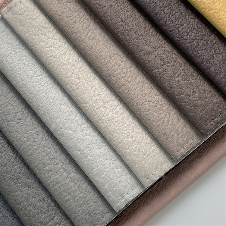 Good Quality 410GSM Fashionabl Luxury Soft Technology Leather Faux Sofa Fabric