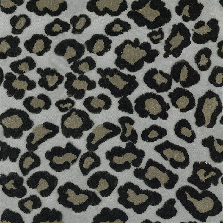 Leopard Snakeskin Pattern Jacquard Looped Sofa Fabric