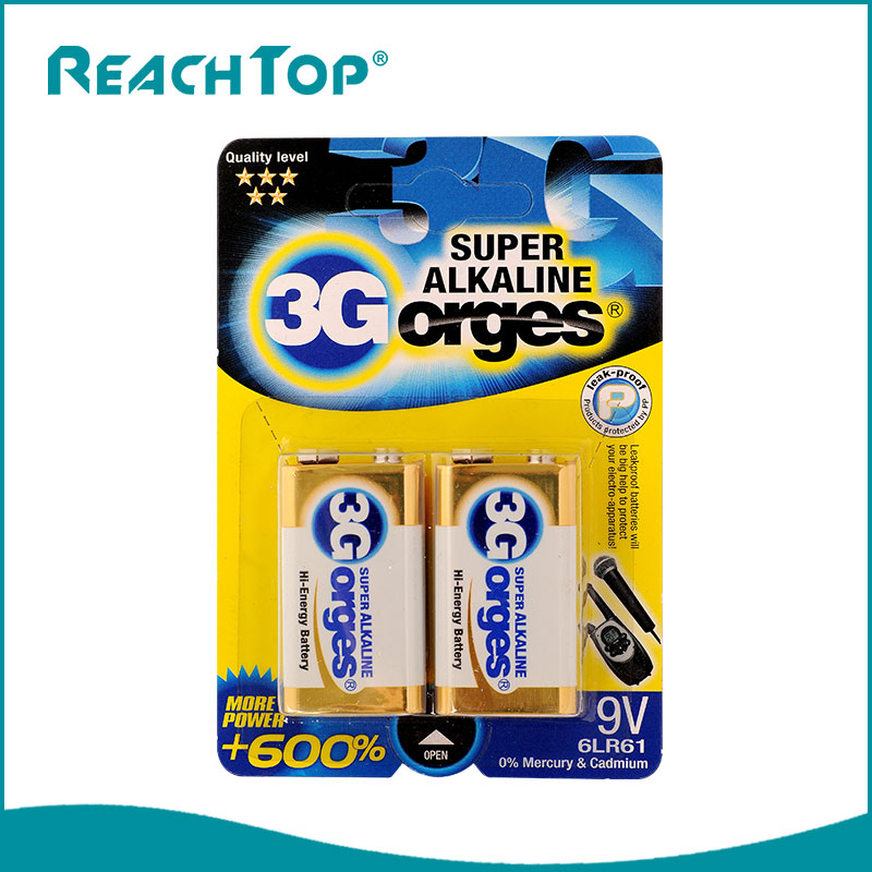 6LR61 alkalisk batteri