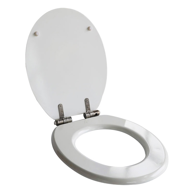 Cornat Vale KSVSC22 Light Grey Soft Close Toilet Seat MDF Wood-Core 