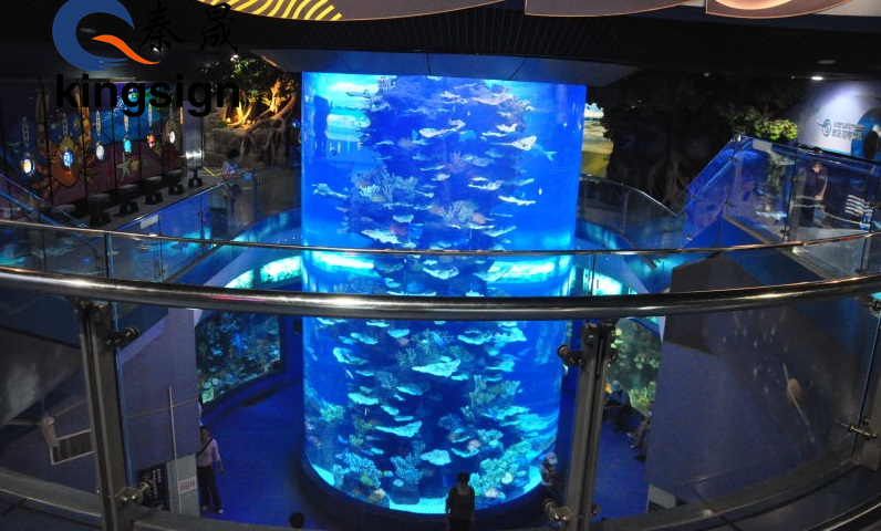 What are the special features of the acrylic fish tank?