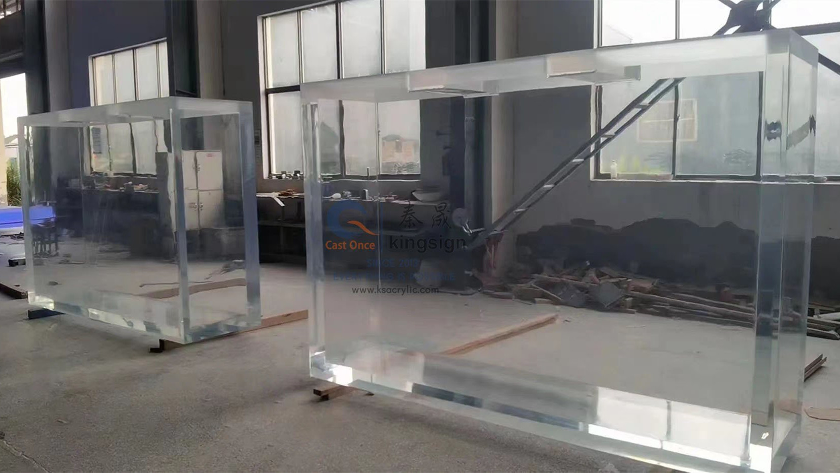 Acrylic fish tank ready to deliver to United Kingdom