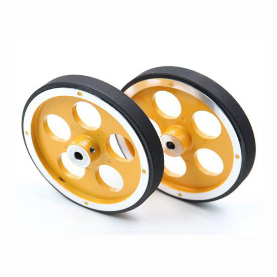 Ang Mga Bentahe ng Rubber Coated Drive Wheels sa Industrial Applications