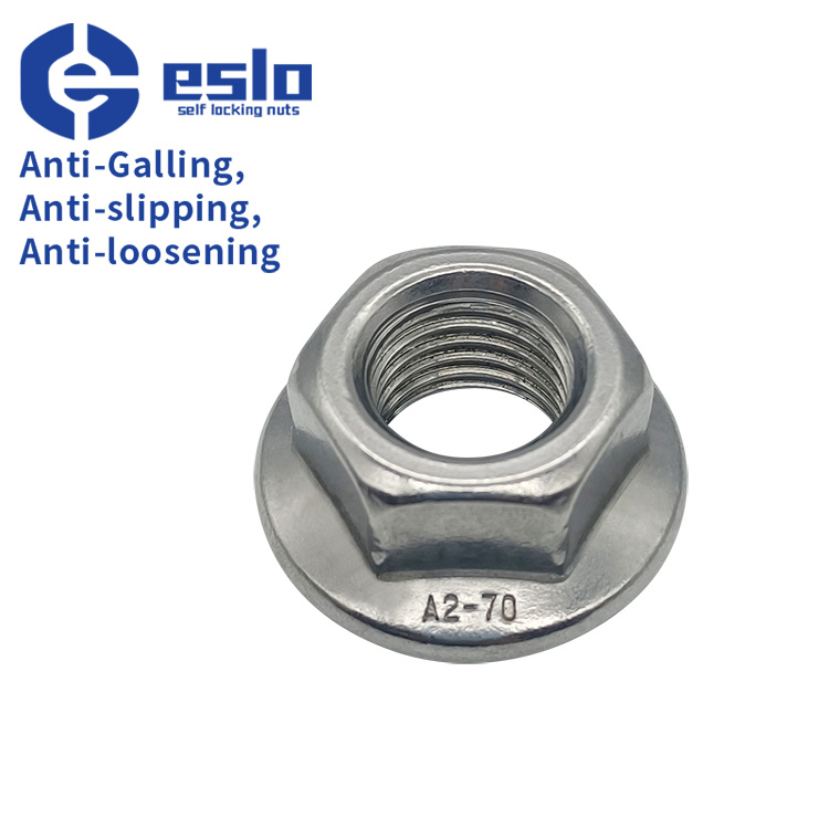 304 Corrosion Resistance Hex Serrated Lock Nut