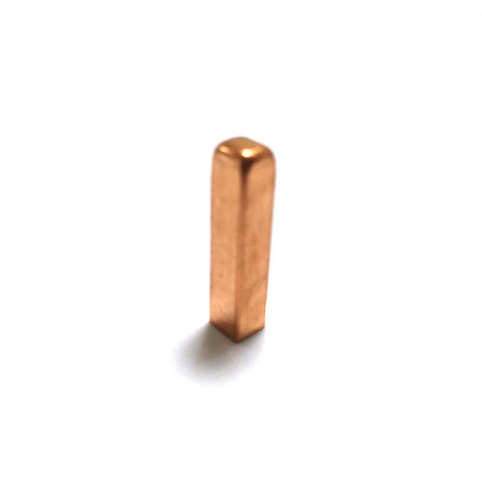 Die Stamping Deep Drawn Copper Parts Sensor Probe