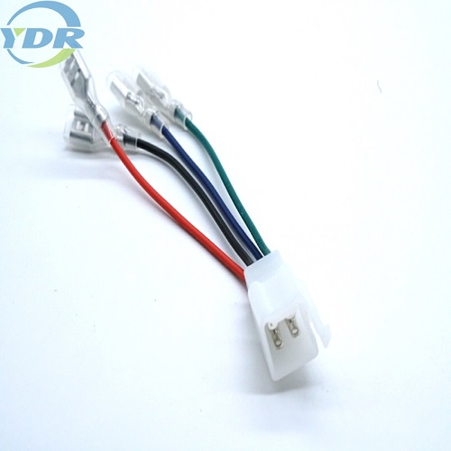 110 250 187 Terminal 2.8 Male Female 2*2P Cable DJ611-2.8 250 6.3mm Motorbike Wire Harness