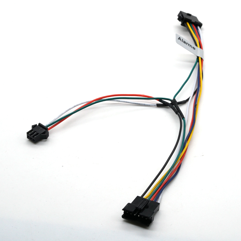 Custom JST SM2.54 3Pin 6Pin Male Ad Female Connector UL1007 24AWG 100mm Wire Cable Harness