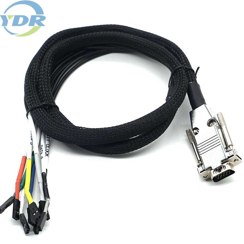 Custom molex JST AMP JAE wiring harness lan kabel daya