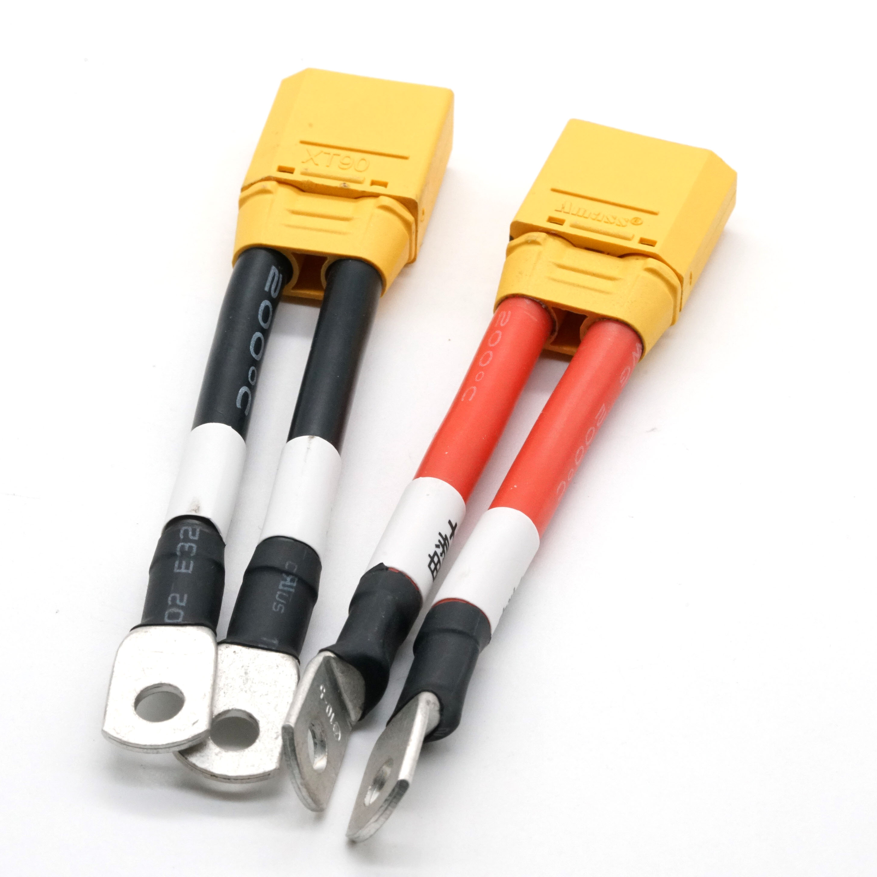 Cable de silicona para batería de litio de potencia femenina XT90 con funda Cable adaptador de carga para bicicleta eléctrica