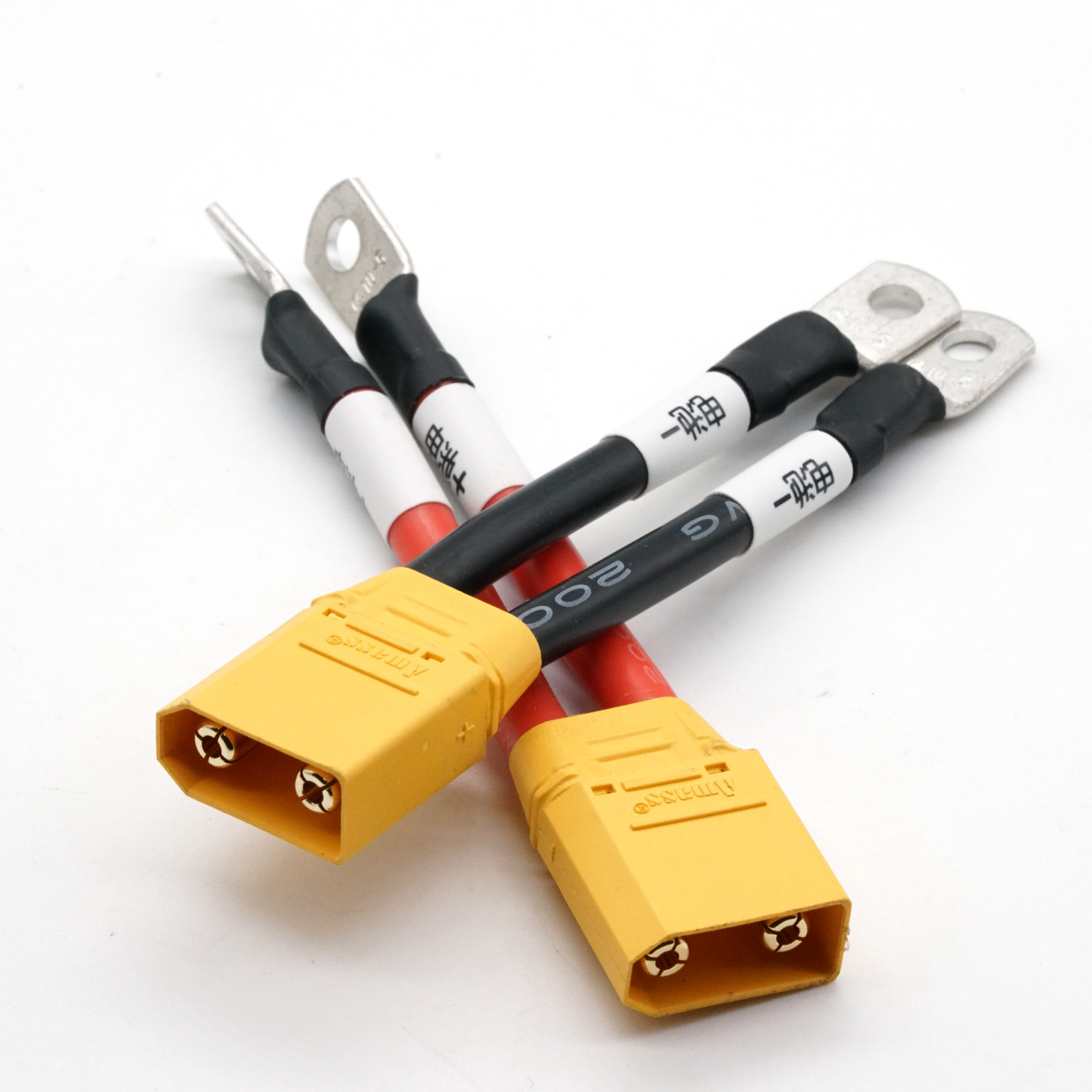 Cable de silicona para batería de litio de potencia femenina XT90 con funda Cable adaptador de carga para bicicleta eléctrica
