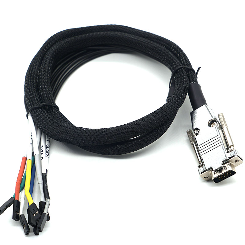 DB-connector naar Dupont 2.54 coaxiale kabel