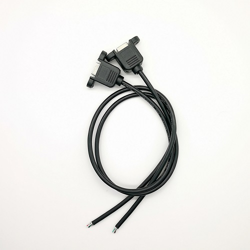 Vrouwelijke USB-paneelgemonteerde kabel