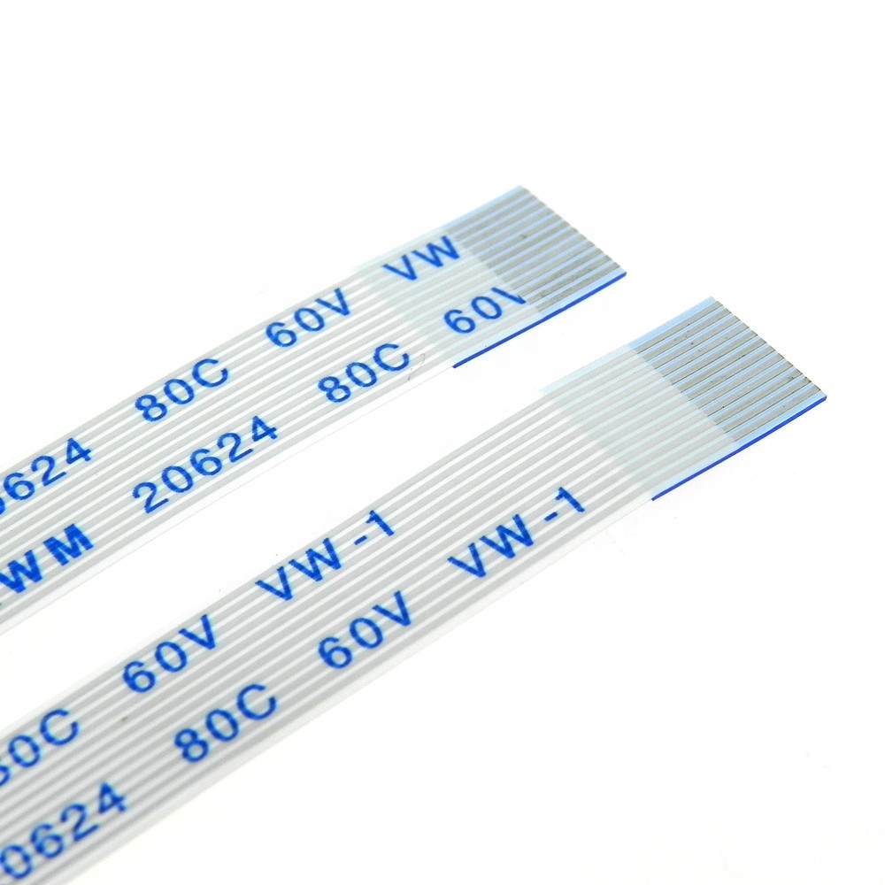 0,5 mm paso 10 pines 115 mm longitud A tipo cable de robot de puente FFC plano flexible
