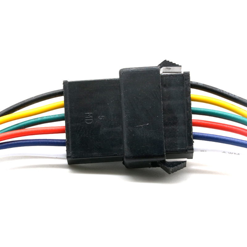 Custom JST SM2.54 3Pin 6Pin Male Ad Female Connector UL1007 24AWG 100mm Wire Cable Harness