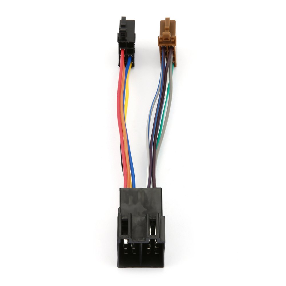 Arnés de audio estéreo para automóvil Adaptador ISO Cable de radio para automóvil
