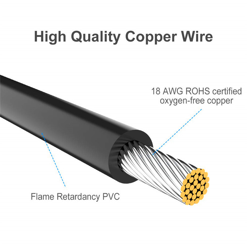 PCIe 6-pins mannelijke naar 8(6 2)-pins mannelijke kabel