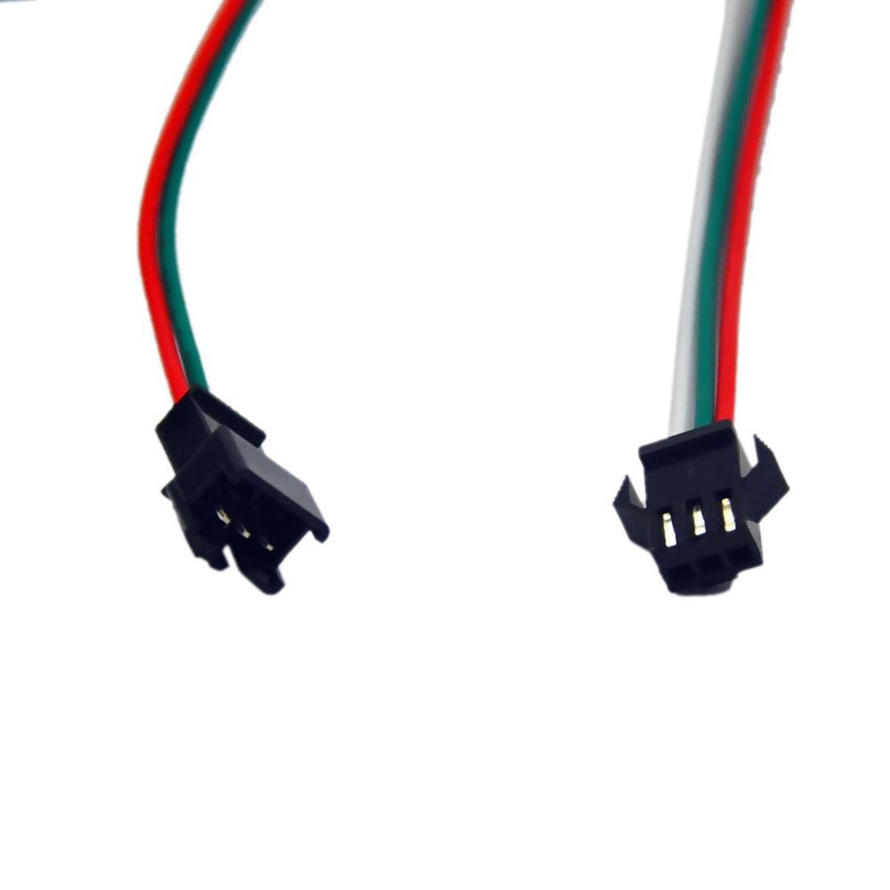 JST SM 3-pins mannelijke vrouwelijke LED-kabelboom