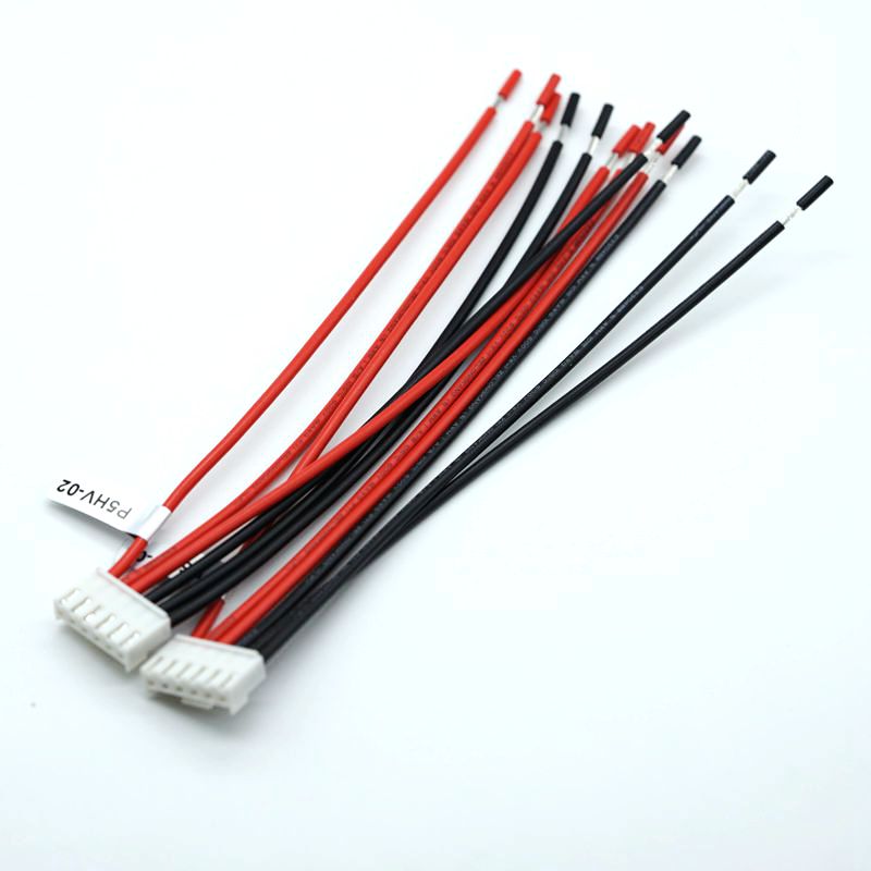 JST VH 3,96 mm 2- tot 12-pins batterijkabelboom met aanpasbare kabel met gesp