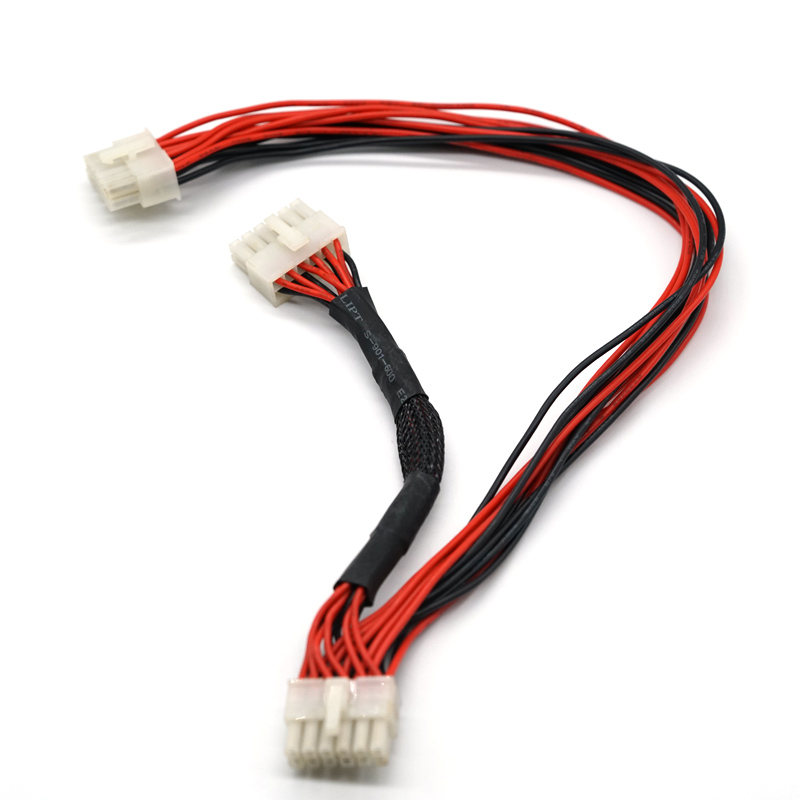 Molex 5557 Terminal Wire 4.2mm Double Row Molex Wire Harness For Computer Engine Power Supply