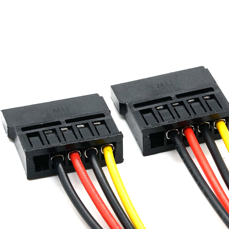 Molex 5.08 Ad sata cable Computer Hard Disk cable 18AWG 500mm