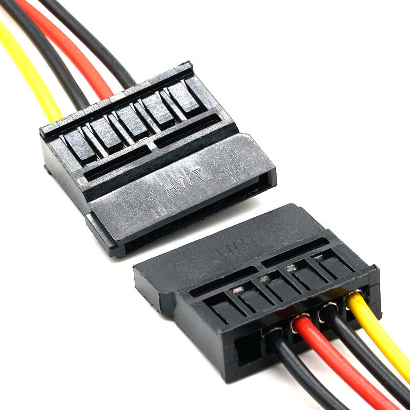 Molex 5.08 a cable sata Cable de disco duro de computadora 18AWG 500mm