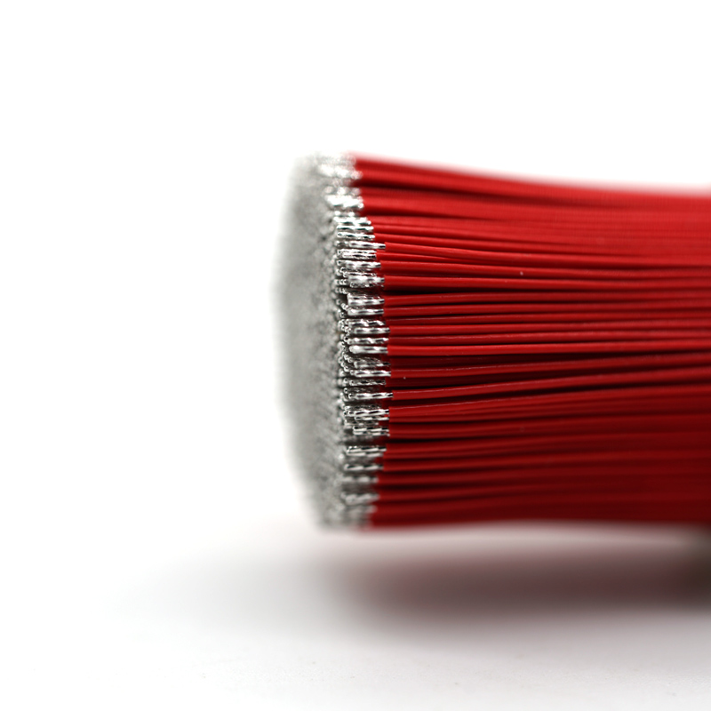 El rojo 10064 34AWG estañado el cable del terminal de la batería del arnés de cable eléctrico del alambre de ventaja adaptable