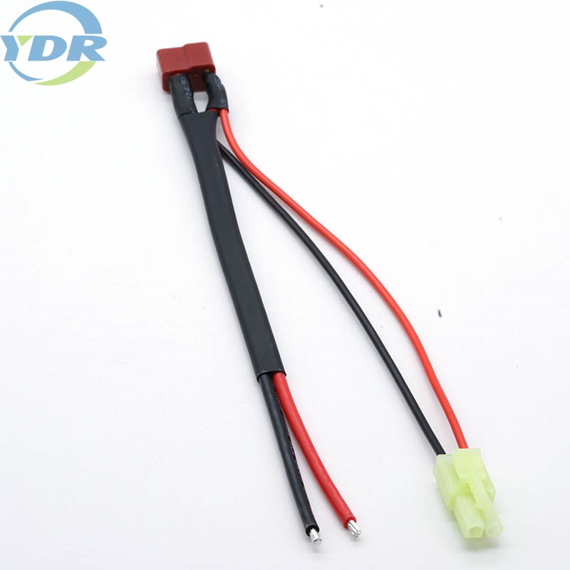 T terminal with UL3135 16AWG silicone wire battery connecting cable
