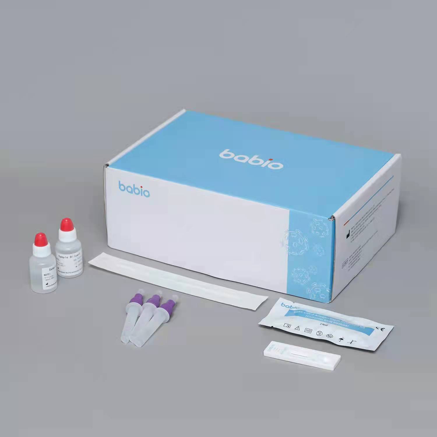 What are the test steps of Baibo Antigen Detection Kit?