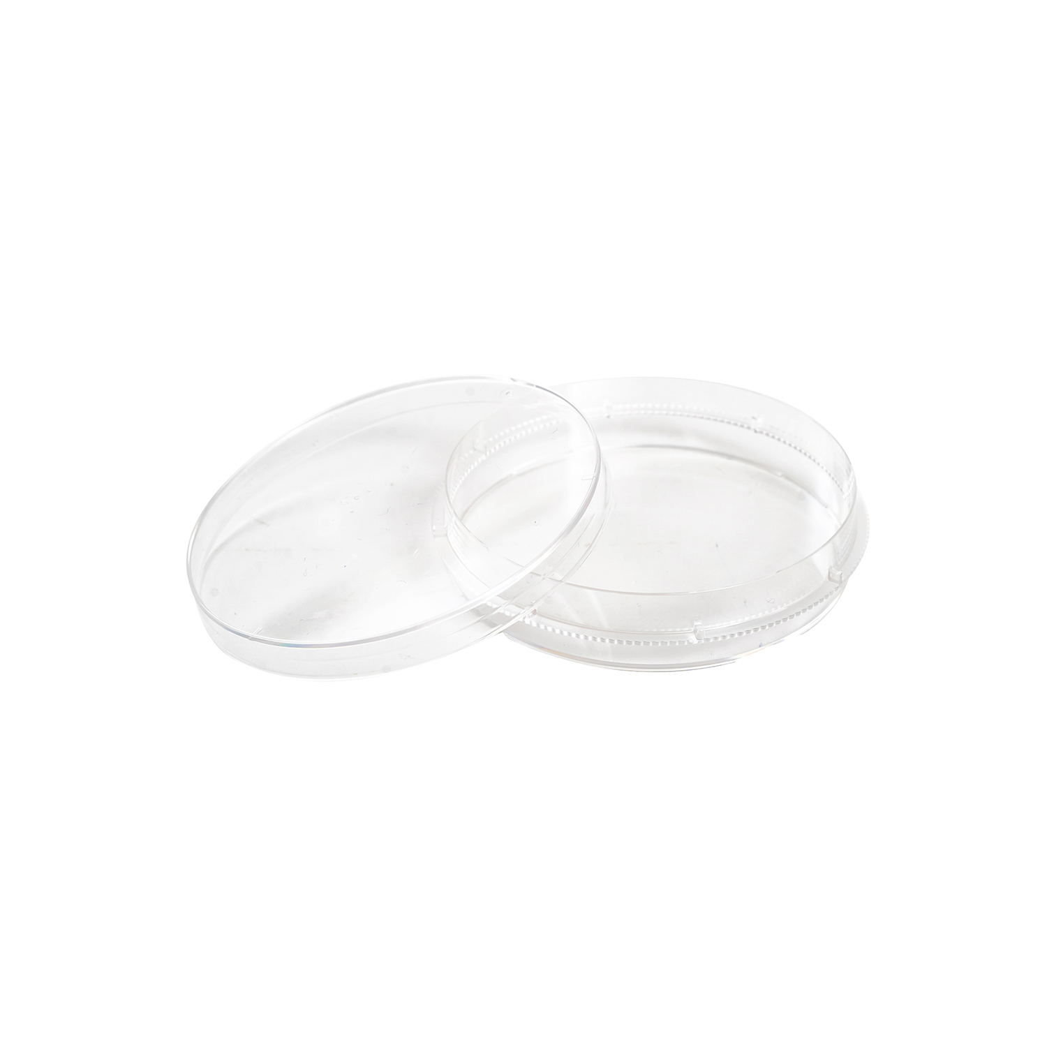 Disposable plastic petri dish