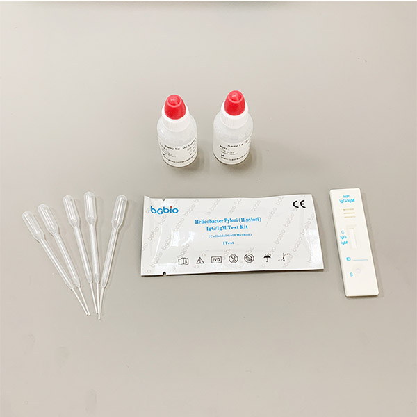 Helicobacter Pylori (H.pylori) IgG/ IgM Testkit (Kolloidale Goldmethode)