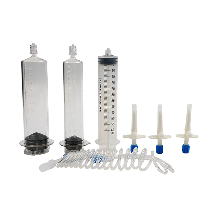 High pressure CT syringes