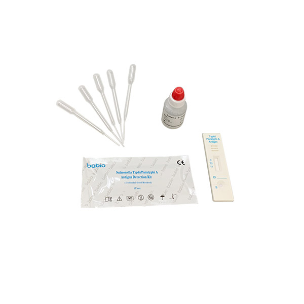 Salmonella Typhi / Paratyphi A Antigen Detection Kit (Koloidal Qızıl Metod)
