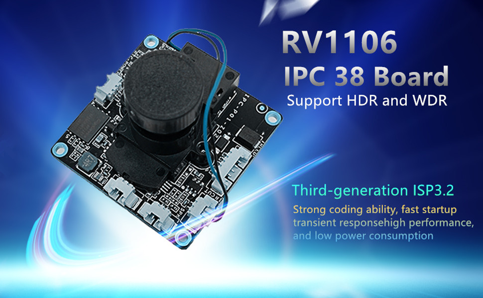Краткое описание платы камеры TC-RV1106 IPC 38