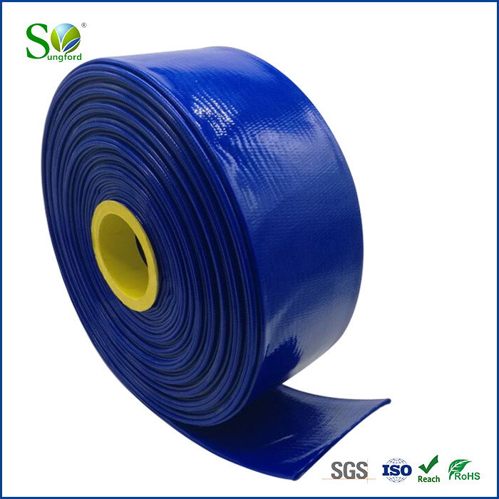 Blue PVC Layflat Hose