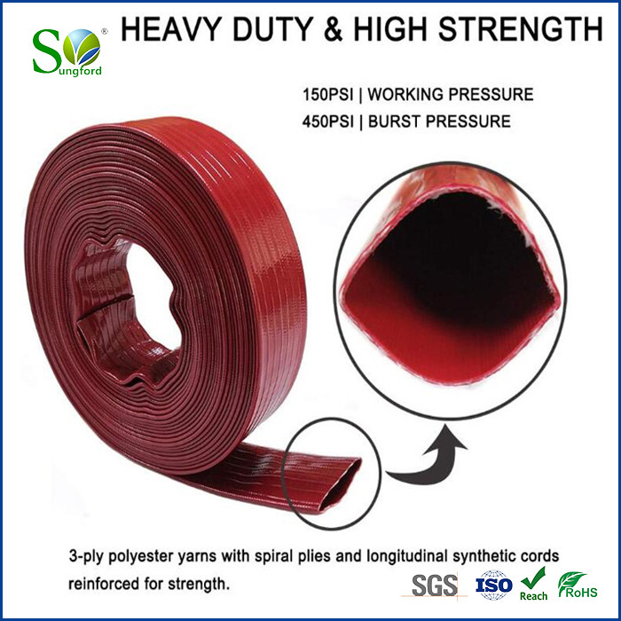 High Pressure PVC Lay Flat Hose - 0 