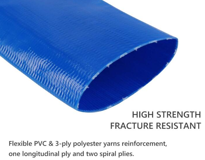 Industrial PVC Layflat Water Discharge Hose