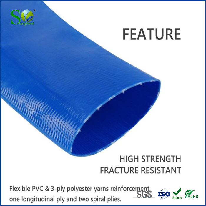 Koreya Texnologiyası PVC Lay Düz Hortum - 0 