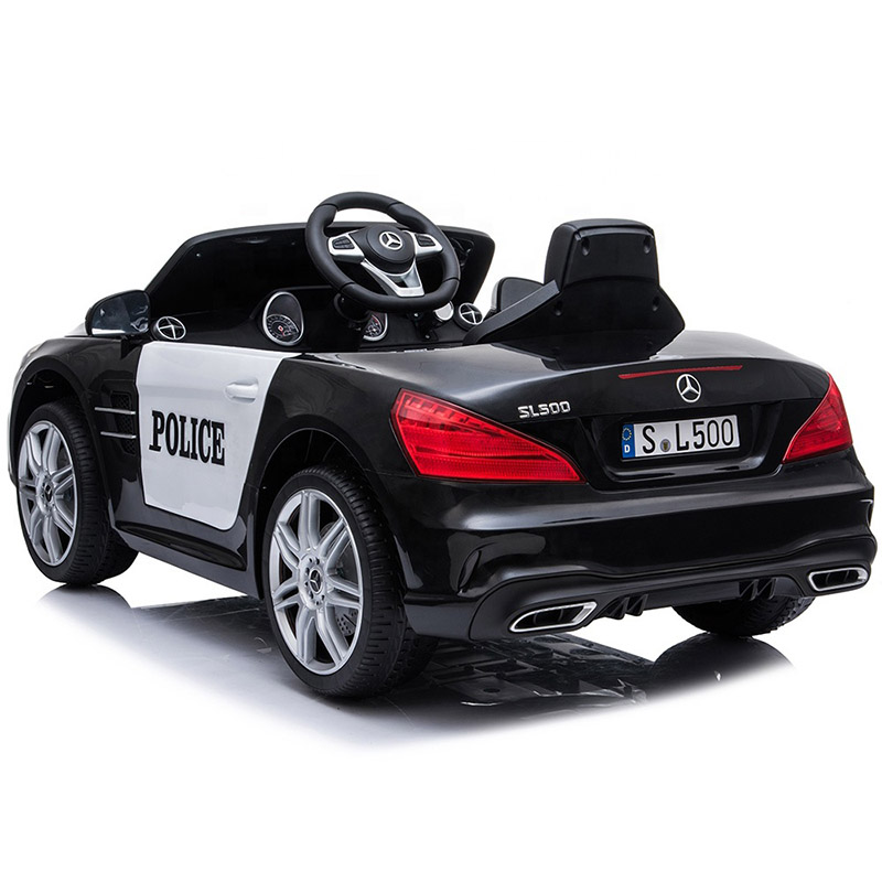 12v Kids Police Car Licensed Benz Sl500 Edition - 1 