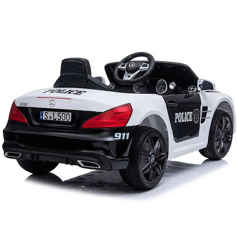12v Kids Police Car Licensed Benz Sl500 Edition - 2