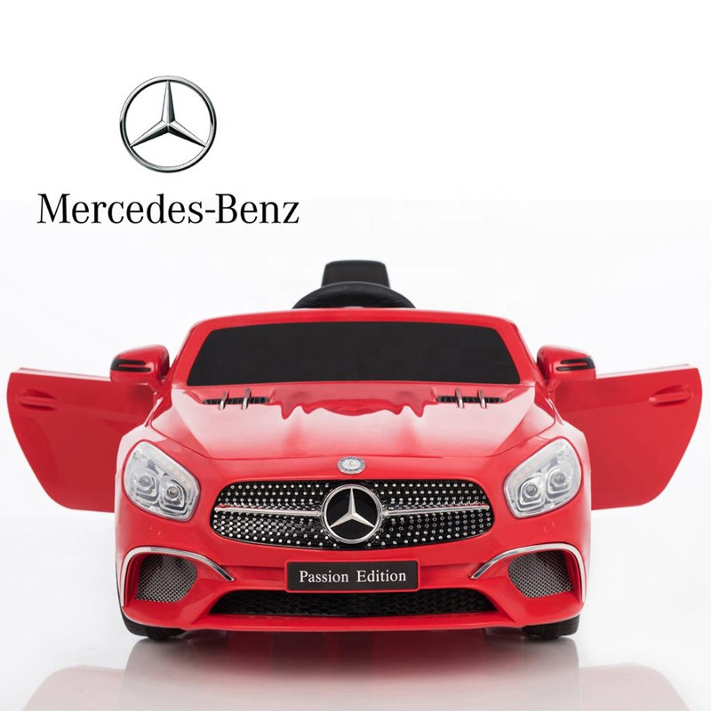 Halpa akun lisenssiauto Mercedes Benz Kids Electric Car Baby Ride leluautolla - 2 