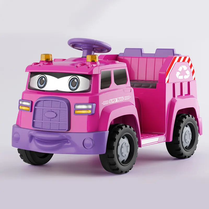 Caminhões de Lixo Bonito Carrinho de Passeio Infantil BBH025