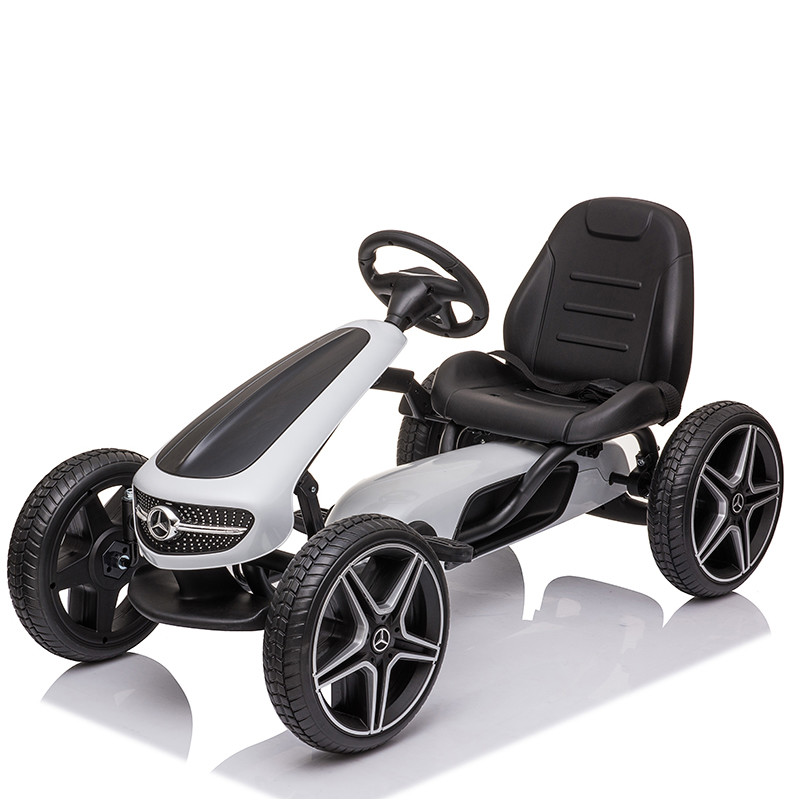 Vierrädrige Pedal-Gokart-Rahmen Ein-Personen-Gokart-Fahrrad Kinderspielzeug Autos