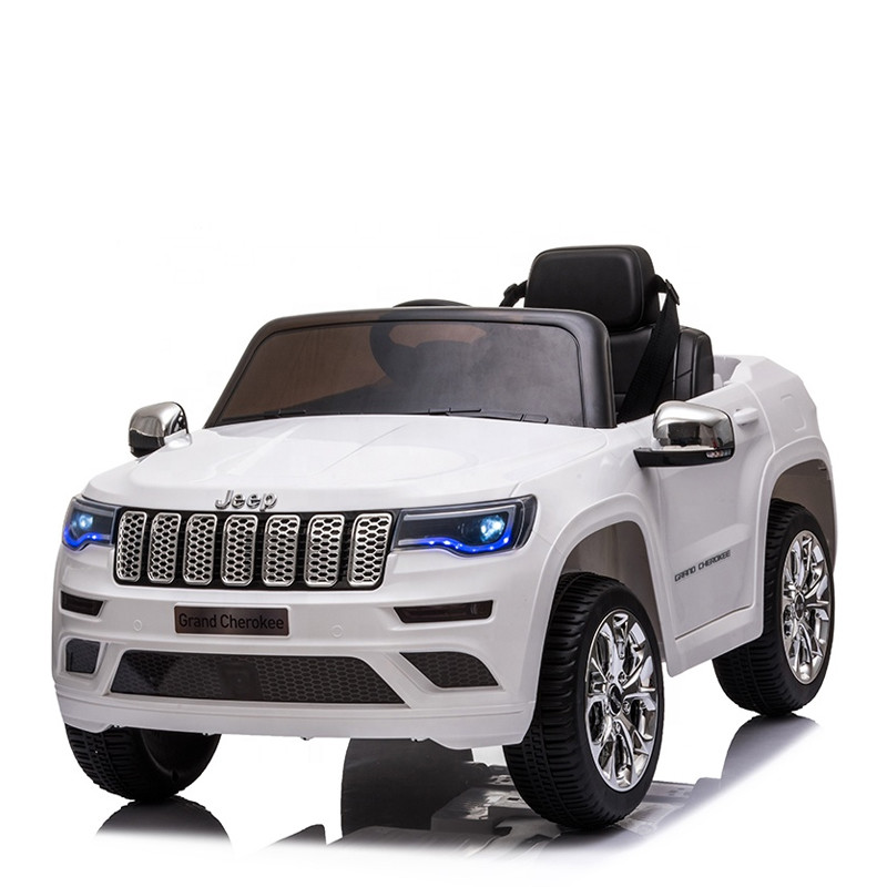 Grand Cheokeen virallinen lisenssi -sähköauto lapsille, joilla voi ajaa 12v: n lapsilla ratsastaa autolla kauko -ohjaimella - 2