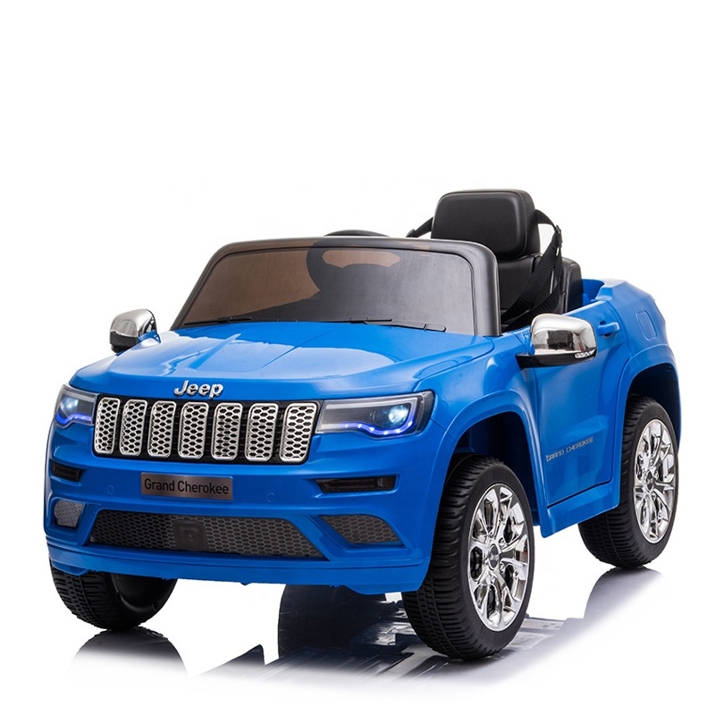 Grand Cheokeen virallinen lisenssi -sähköauto lapsille, joilla voi ajaa 12v: n lapsilla ratsastaa autolla kauko -ohjaimella