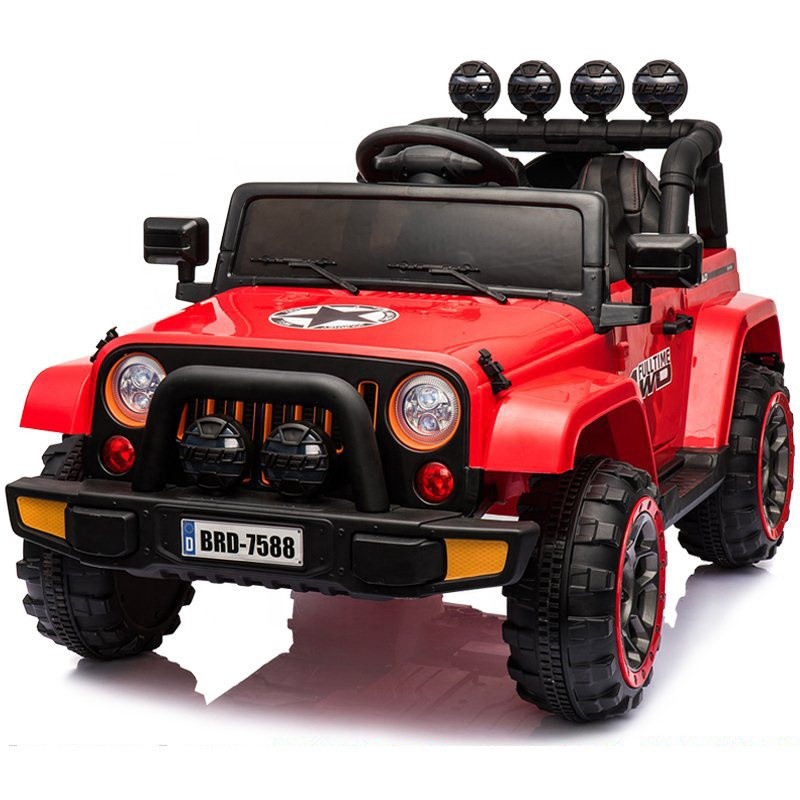 Lasten akkukäyttöiset autot 12 V: n ladattava ratsastus Jeep -autolla - 1 