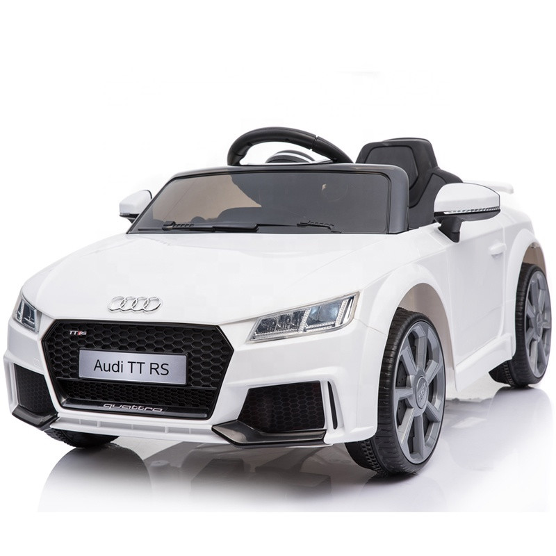Lasten sähköautot Lisensoitu 12v Audi Ride autolla Lapsi ajettava lelu auto