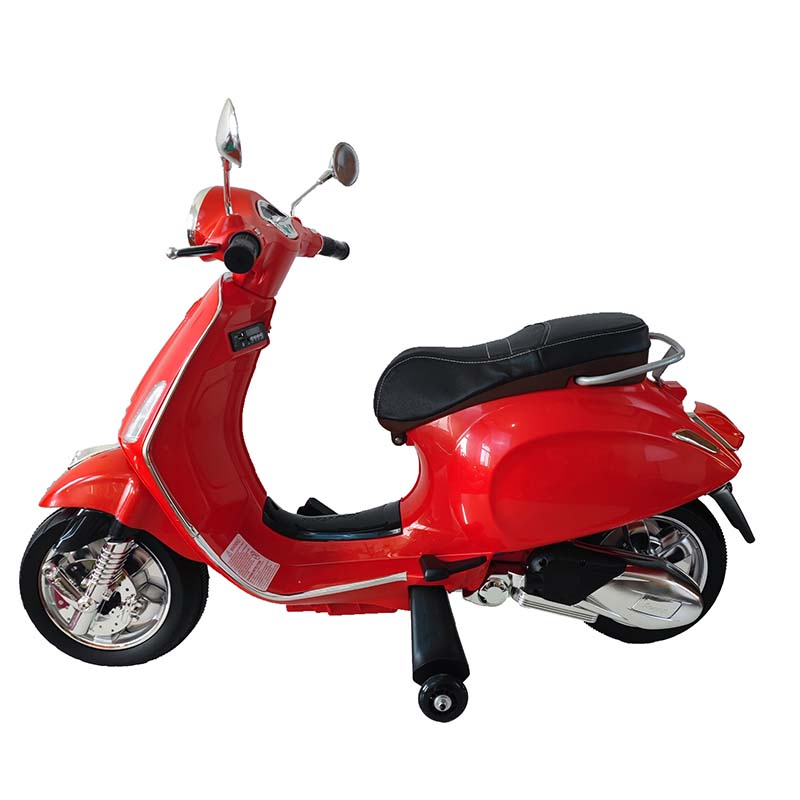 Kids Rechargeable Motorcycle Toys Cars  Licensed Vespa - 8