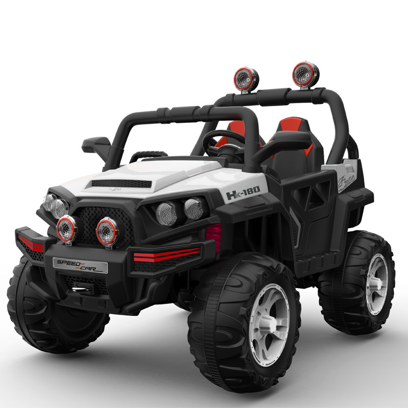 Kinderen rijden op Utv speelgoedauto elektrisch 12v